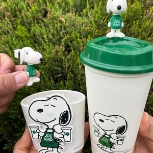 Snoopy Joe Kind Straw Stopper Set